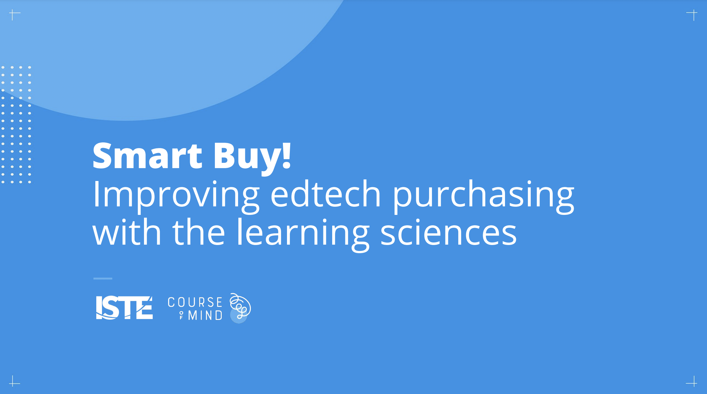 Smart Buy Rubric Presented at ISTELive21