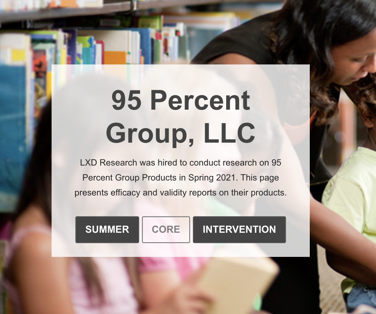 Celebrating One Year with 95 Percent Group