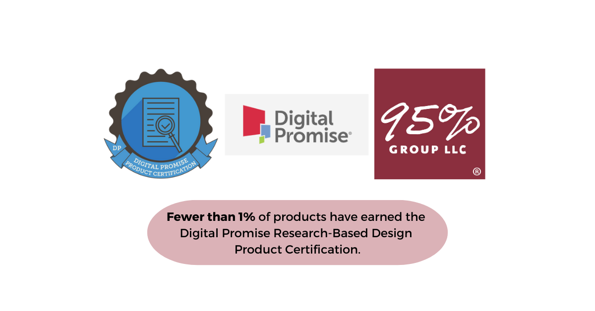 LXD Research Supports 95 Percent Group Digital Promise Certification
