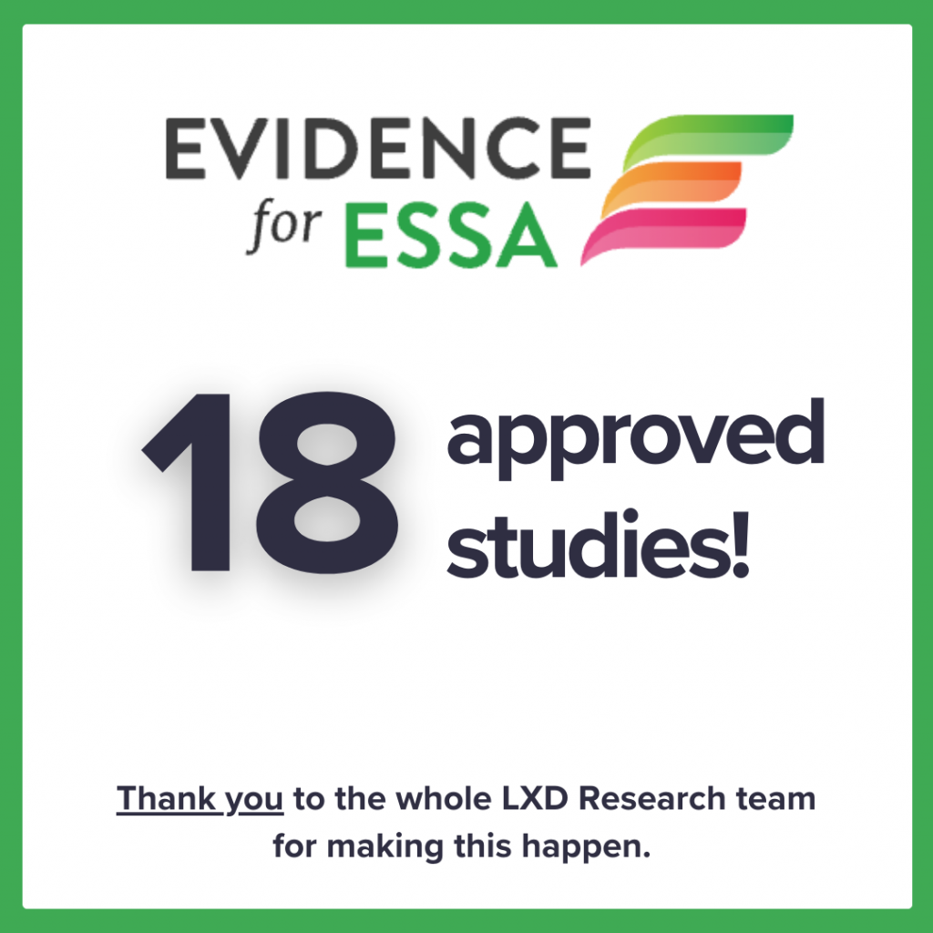 Evidence for ESSA database