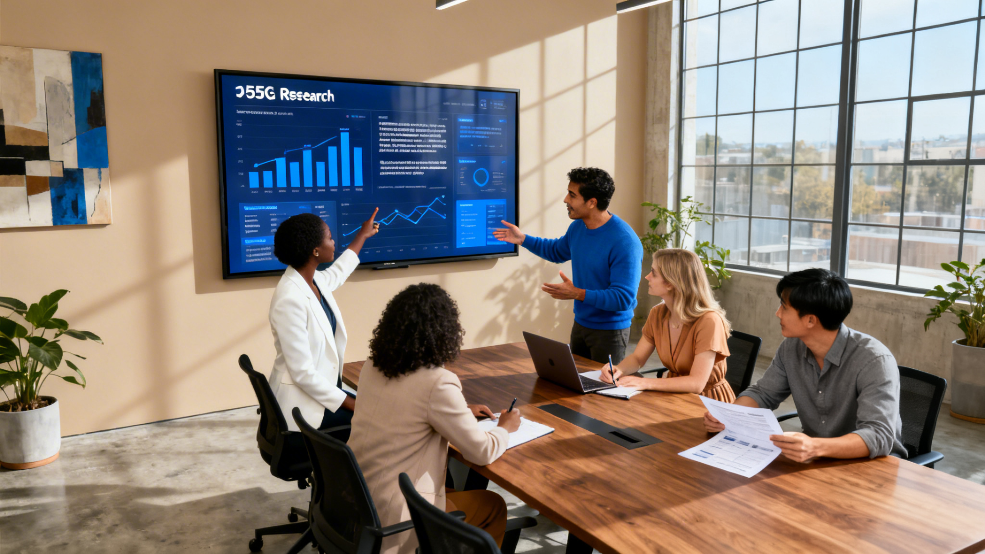 Growth-stage company team