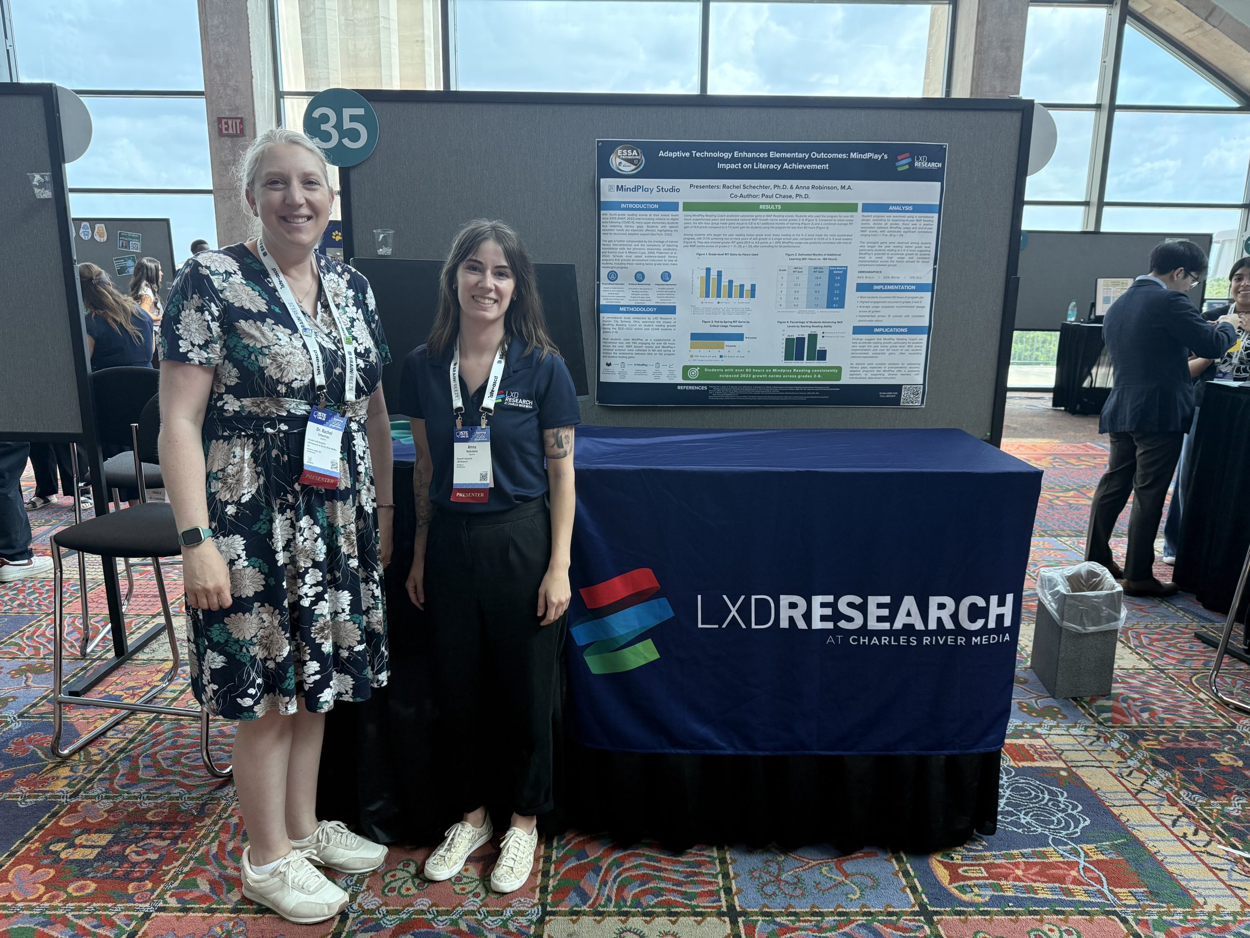 Anna and Rachel at ISTE