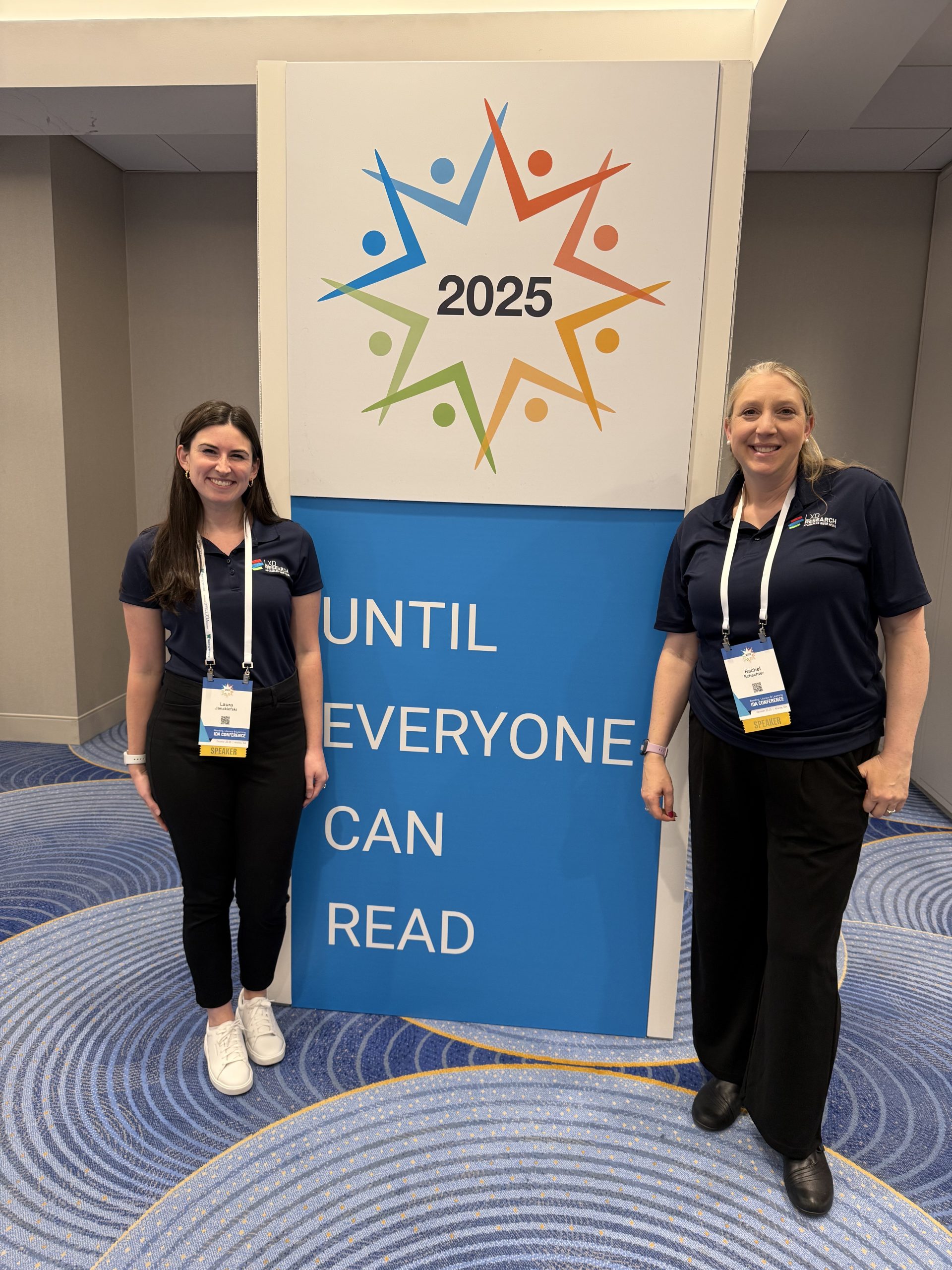 Rachel and Laura at IDA 2025