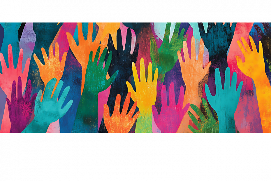 hands raised